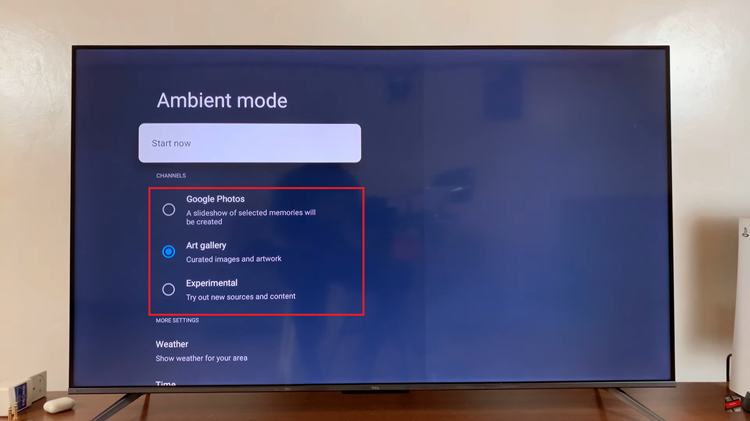 How To Choose Screensaver Categories On TCL Google TV