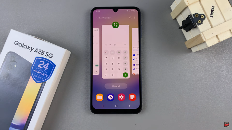 How To Close Background Running Apps On Samsung Galaxy A25 5G