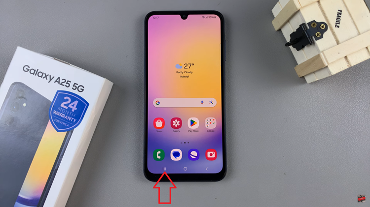 How To Close Background Running Apps On Samsung Galaxy A25 5G