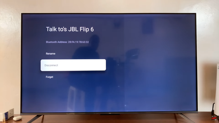 How To Disconnect & Unpair Bluetooth Speaker From TCL Google TV