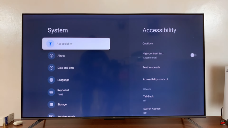 How To Enable & Disable TalkBack On TCL Google TV