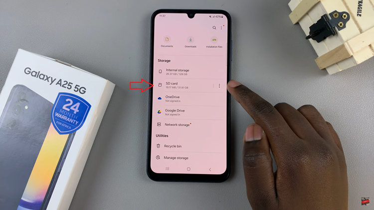How To Format SD Card On Samsung Galaxy A25 5G