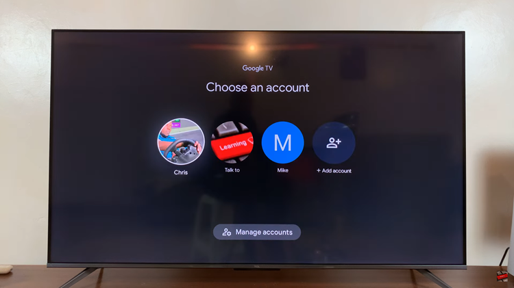 How To Switch User Accounts On TCL Google TV
