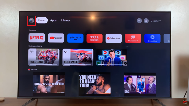 How To Switch User Accounts On TCL Google TV