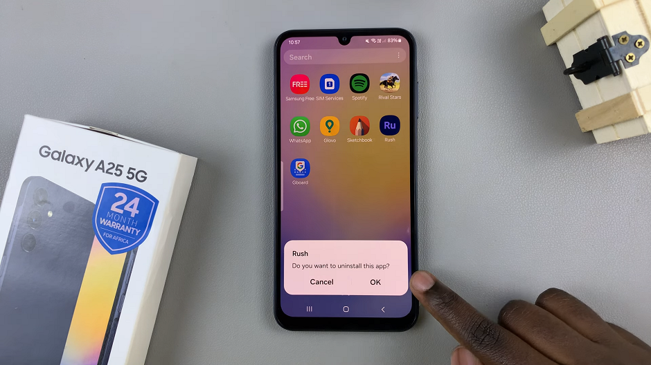Uninstall Apps On Samsung Galaxy A25 5G