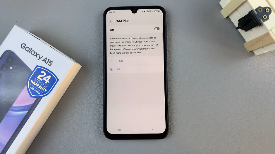 Disable RAM Plus On Samsung Galaxy A15
