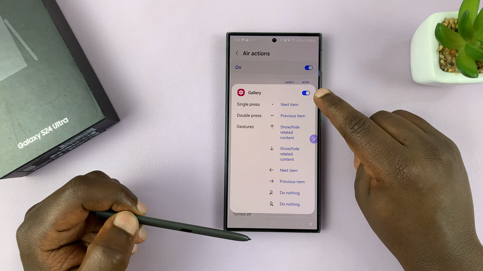 How To Cycle Between Pens Using The S Pen On Samsung Galaxy S24 Ultra