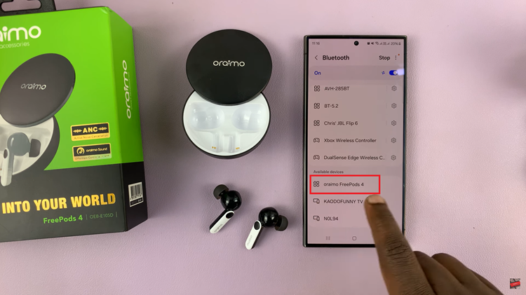 Pair Oraimo FreePods 4 With Android Phone