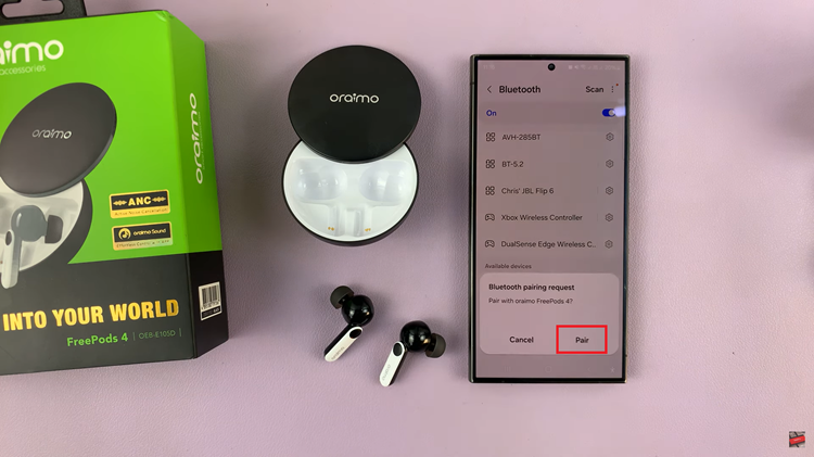 Pair Oraimo FreePods 4 With Android Phone