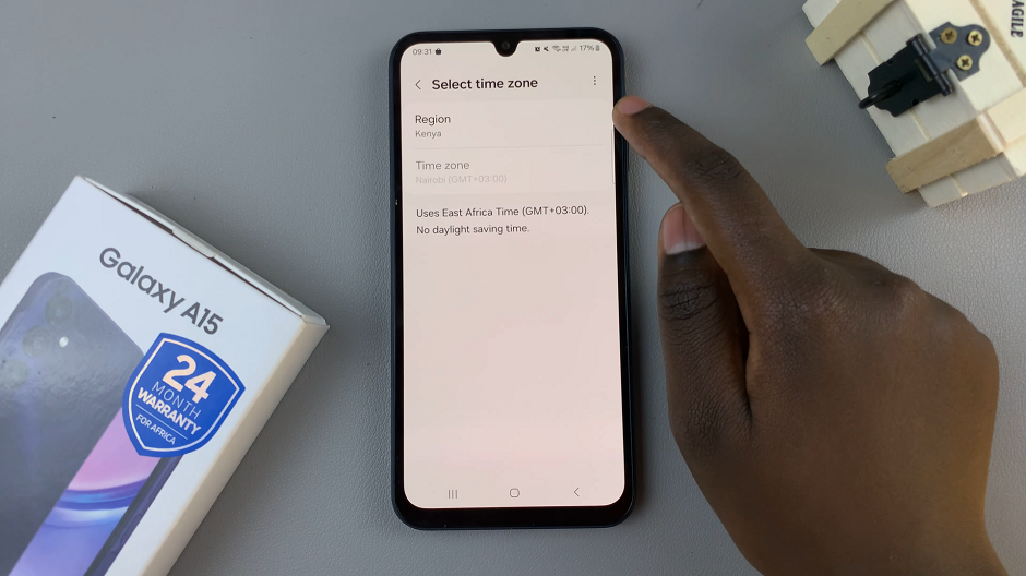 Manually Change Region & Time Zone On Samsung Galaxy A15