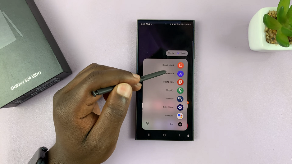 How To Quickly Scribble Using S Pen On Samsung Galaxy S24 Ultra