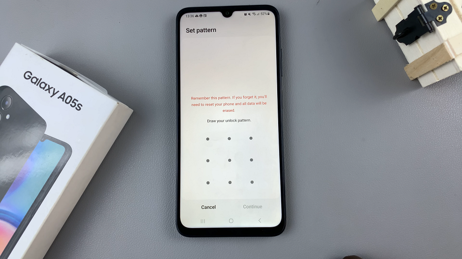 Change Screen Lock PIN, Password or Pattern On Samsung Galaxy A05s