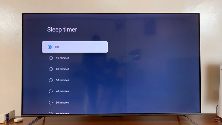 Set Sleep Timer On TCL Google TV