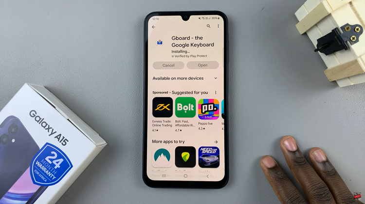 Use Gboard On Samsung Galaxy A15