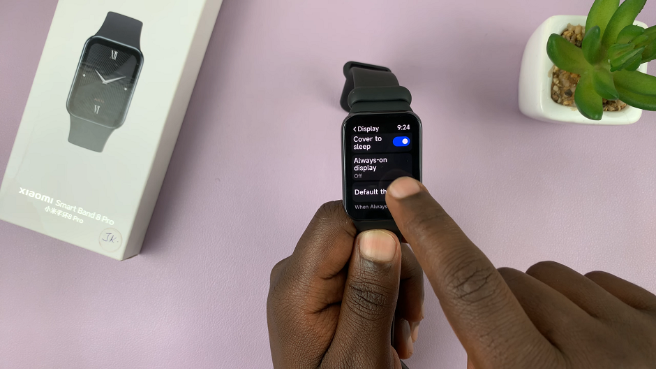 How To Enable/Disable Always ON Display On Xiaomi Smart Band 8 Pro