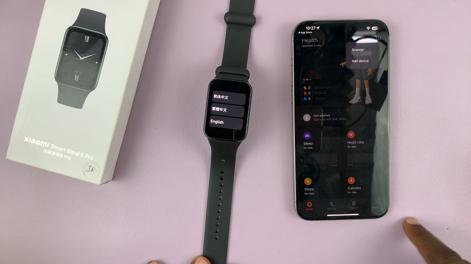 Pair Xiaomi Smart Band 8 Pro With iPhone
