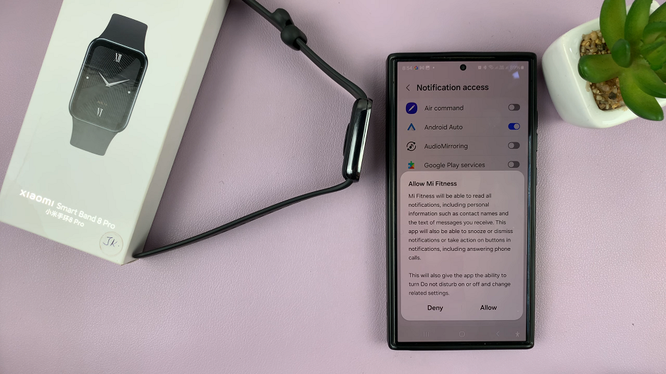 Enable App Notifications On Xiaomi Smart Band 8 Pro