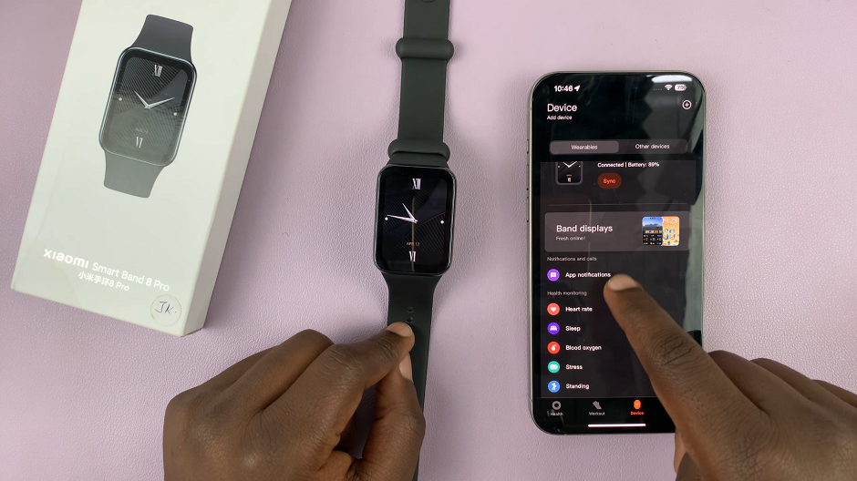 How To Enable iPhone Notifications On Xiaomi Smart Band 8 Pro