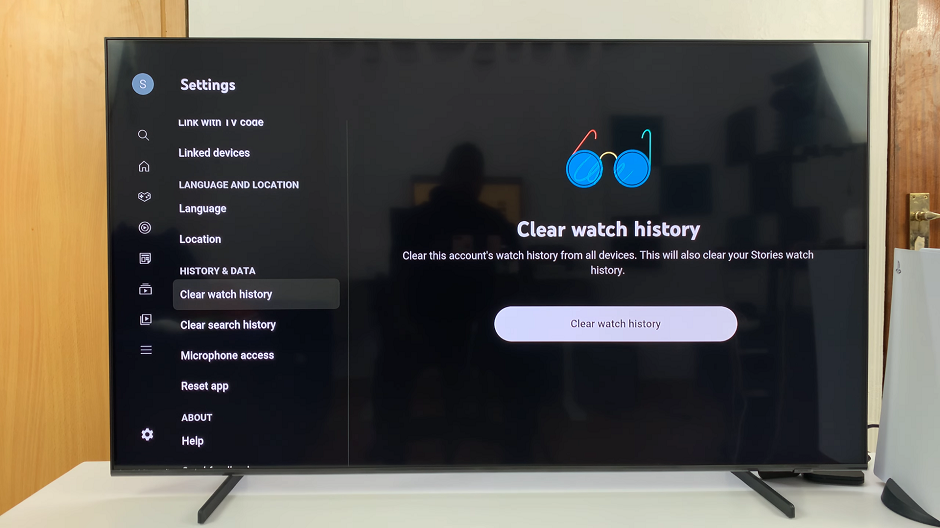 Clear (Delete) YouTube History On Samsung Smart TV