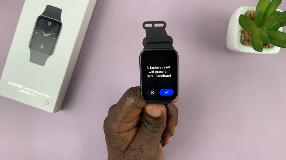 Factory Reset Xiaomi Smart Band 8 Pro