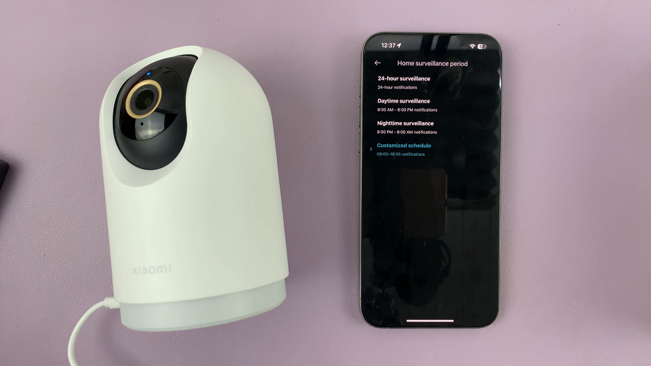 How To Change Surveillance Period On Xiaomi Smart Camera C500 Pro