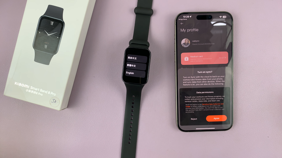 Connect Xiaomi Smart Band 8 Pro With iPhone