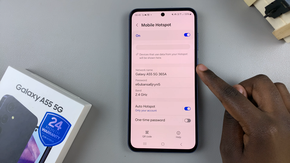 How To Change Mobile Hotspot Name On Samsung Galaxy A55 5G