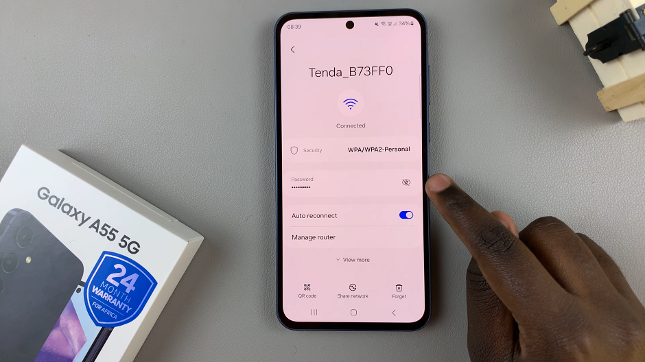 How To See Wi-Fi Password On Samsung Galaxy A55 5G