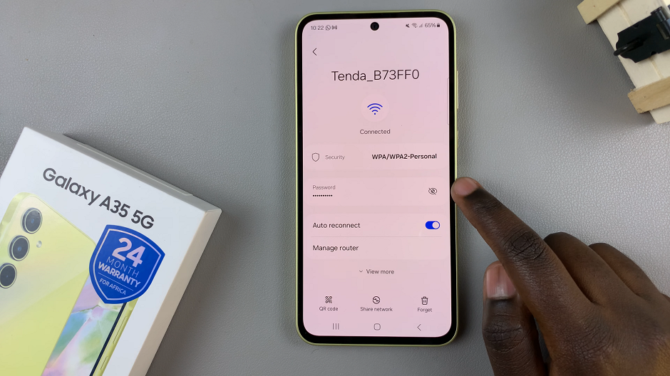 How To See Wi-Fi Password On Samsung Galaxy A35 5G