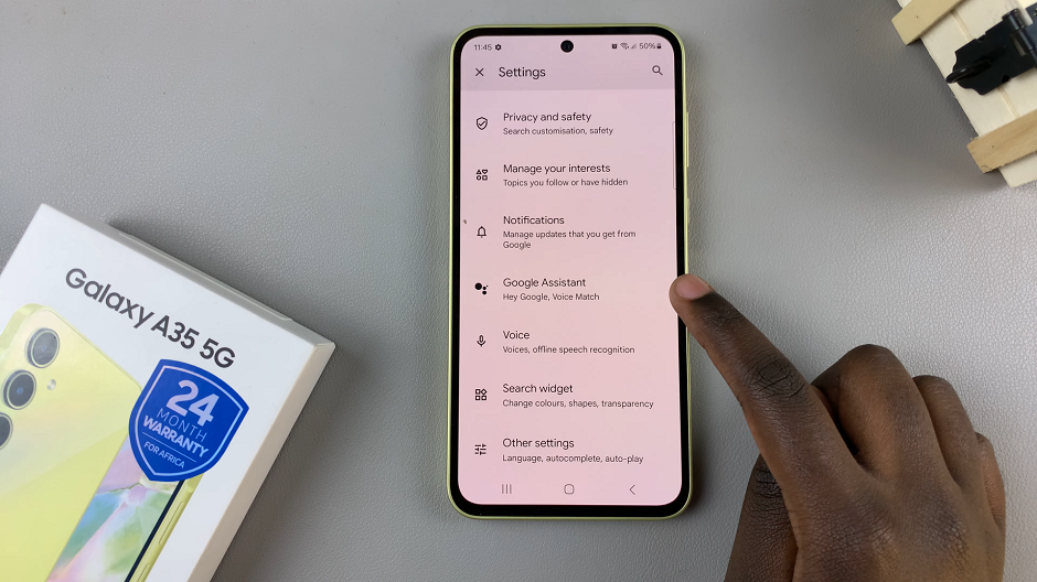 How To Disable Google Assistant On Samsung Galaxy A35 5G