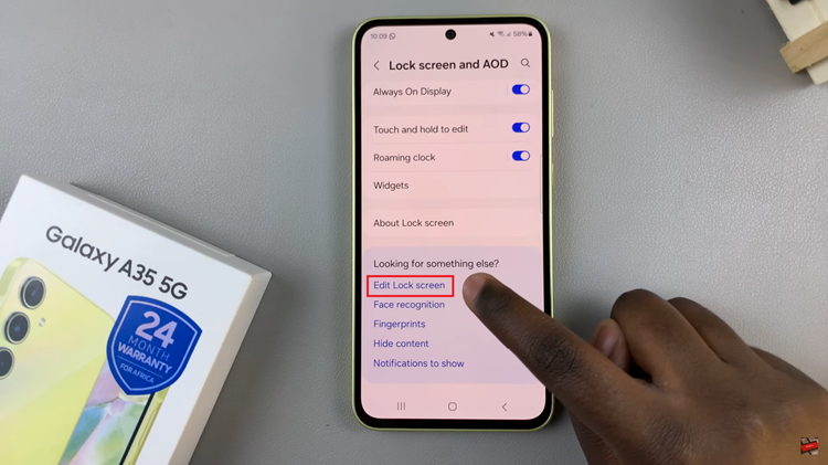 How To Add Analog Clock To Always ON Display On Samsung Galaxy A35 5G
