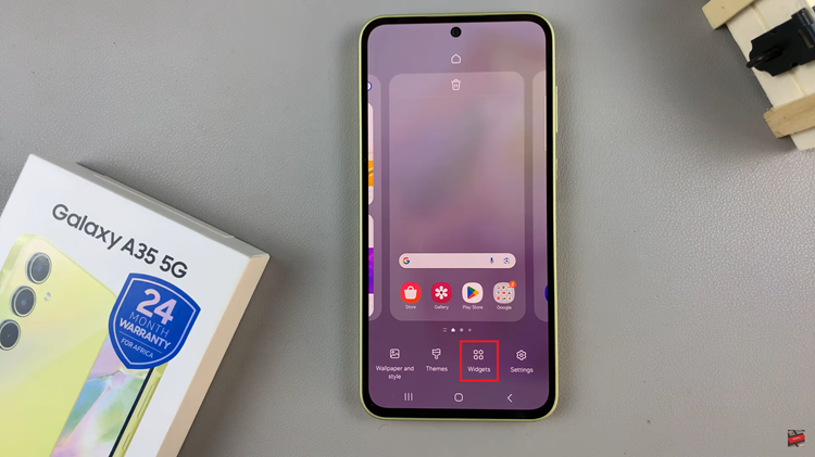 How To Add Calendar Widget To Home Screen On Samsung Galaxy A35 5G