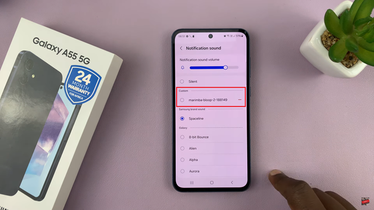 How To Add Custom Notification Sounds On Samsung Galaxy A55 5G