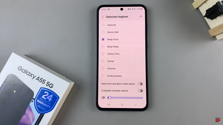 How To Change Alarm Sound On Samsung Galaxy A55 5G