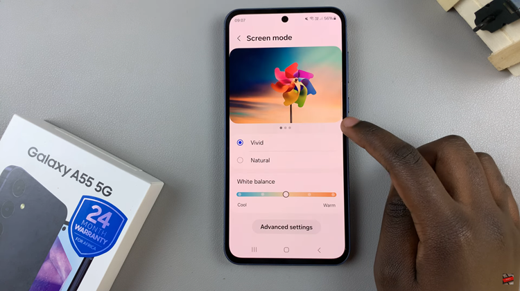 How To Change Screen Mode On Samsung Galaxy A55 5G
