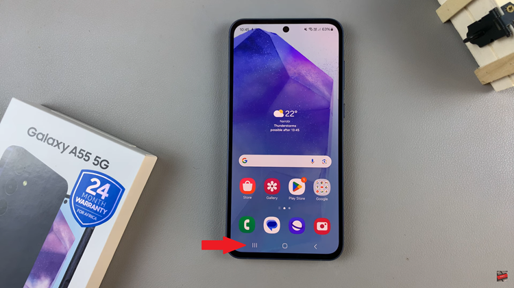 How To Close Background Running Apps On Samsung Galaxy A55 5G