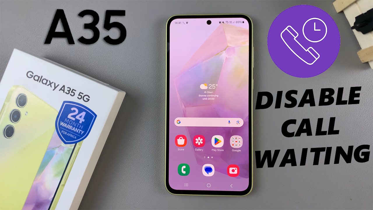 Click To Watch Video: How To Disable Call Waiting On Samsung Galaxy A35 5G
