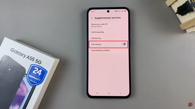 How To Disable Call Waiting On Samsung Galaxy A55 5G