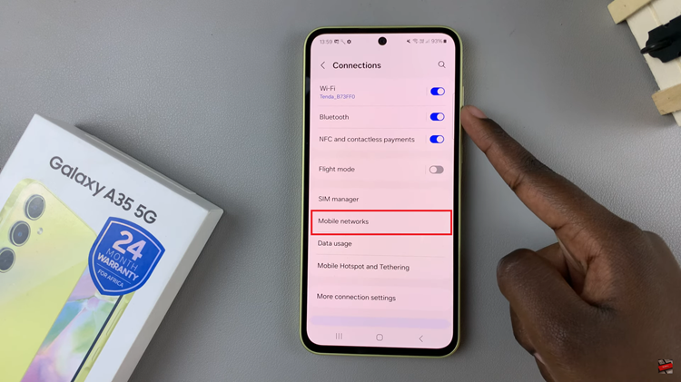 How To Enable 5G Network On Samsung Galaxy A35 5G