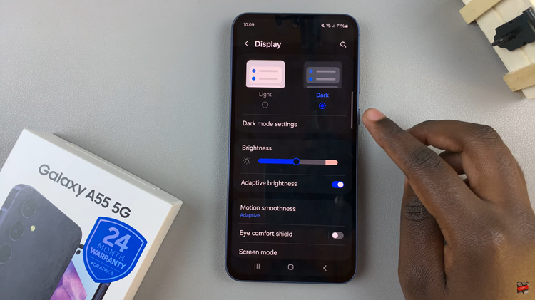 How To Enable & Disable Dark Mode On Samsung Galaxy A55 5G