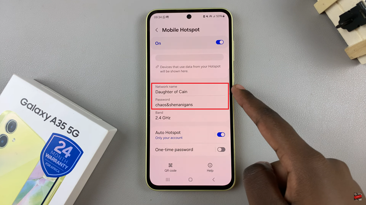 How To Enable Mobile Hotspot On Samsung Galaxy A35 5G