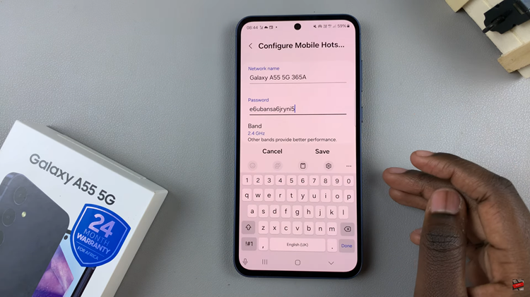 How To Enable Mobile Hotspot On Samsung Galaxy A55 5G