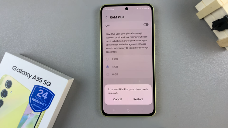 How To Enable RAM Plus On Samsung Galaxy A35 5G