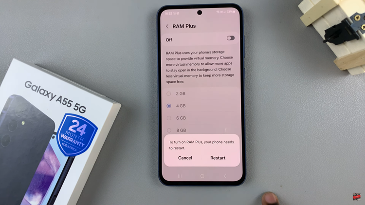 How To Enable RAM Plus On Samsung Galaxy A55 5G