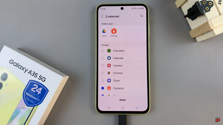 How To Hide Apps On Samsung Galaxy A35 5G