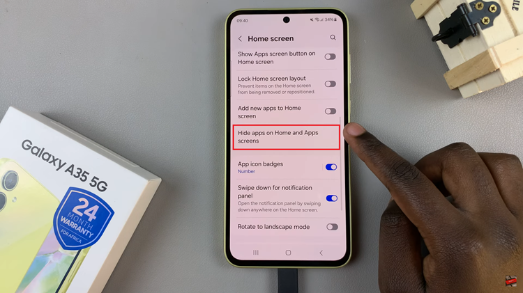 How To Hide Apps On Samsung Galaxy A35 5G