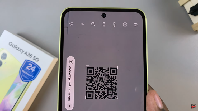 How To Scan QR Code Using Samsung Galaxy A35 5G