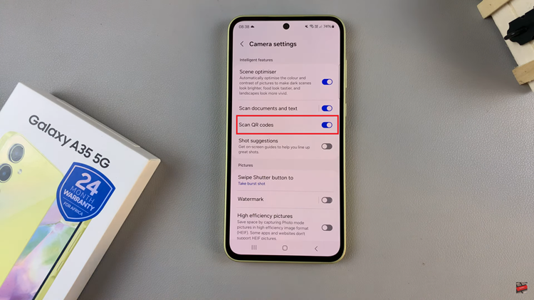 How To Scan QR Code Using Samsung Galaxy A35 5G
