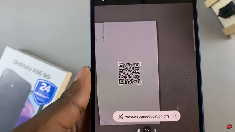 How To Scan QR Codes Using Samsung Galaxy A55 5G