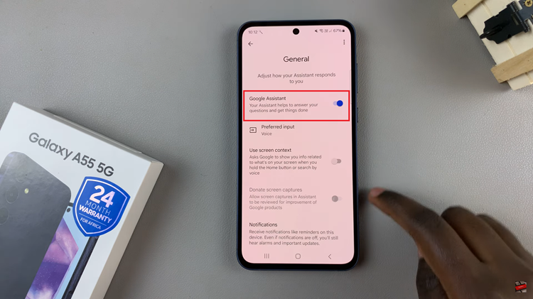 How To Set Up Google Assistant On Samsung Galaxy A55 5G